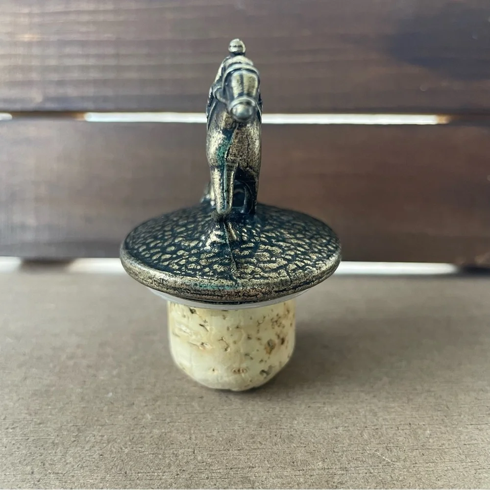 Blanton’s Bourbon Jockey Bottle Stopper LETTER L